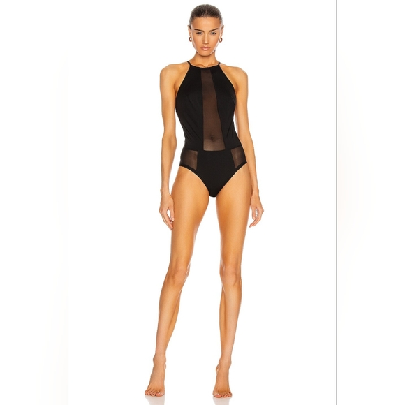 Wolford Juventas Beach body Mesh Panels Swimsuit Variable Strap quick-drying XS - Picture 3 of 16